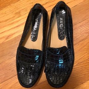 Navy flats/ loafers